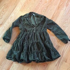 Zara Corduroy Dress Small